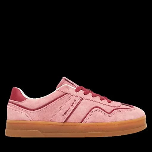 Γυναικεία Δερμάτινα The Greenwich Sneakers Ροζ Tommy Jeans EN0EN02806-TI0
