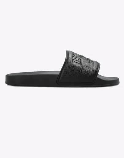 DSQUARED2 FLAT SANDALS FSM009035008878-2124 TotalBlack