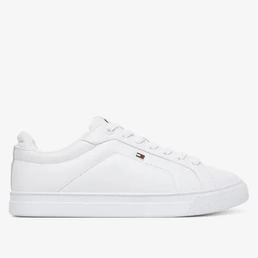 Γυναικεία Δερμάτινα Sneakers Tommy Hilfiger FW0FW08815-YBR Λευκά
