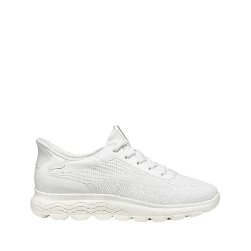 Γυναικεία sneakers GEOX D SPHERICA PLUS A-KNIT.TE+SY D557MA 06KBC C1000 λευκό