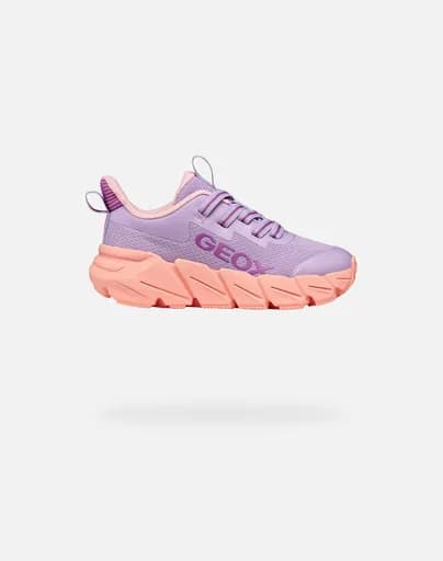 GEOX J FLEXYPER FAST A - MESH+TRANS J55N5A0149JC8R7Q 28-35-C8R7Q Lilac