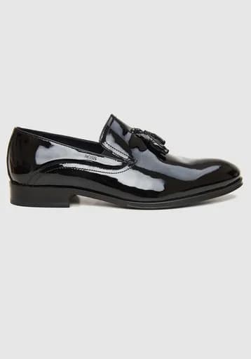 BOSS Shoes Δερμάτινα Παπούτσια της σειράς Loustrini - A5429 Black