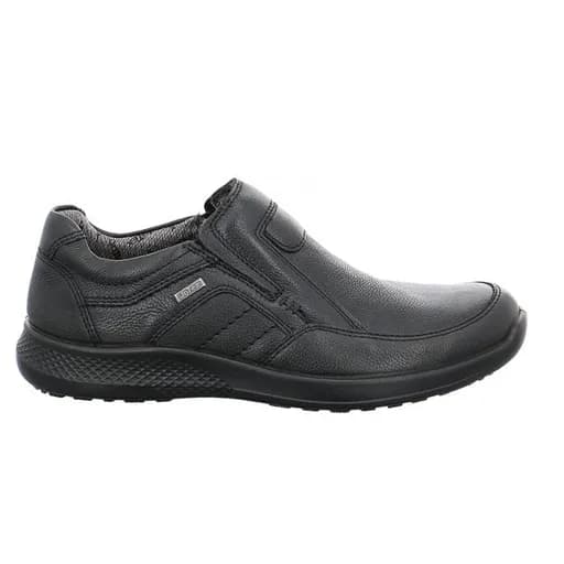 Jomos 32290226000 Ανατομικό Δερμάτινο Comfort Casual Μαύρο