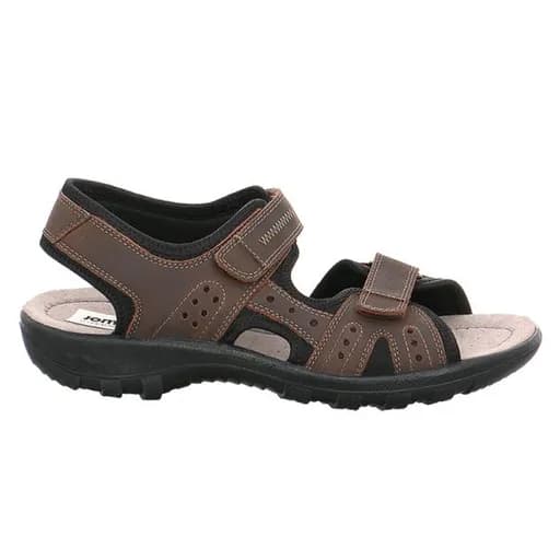 Jomos 50460912343 Ανατομικό Δερμάτινο Comfort Πέδιλο Καφέ