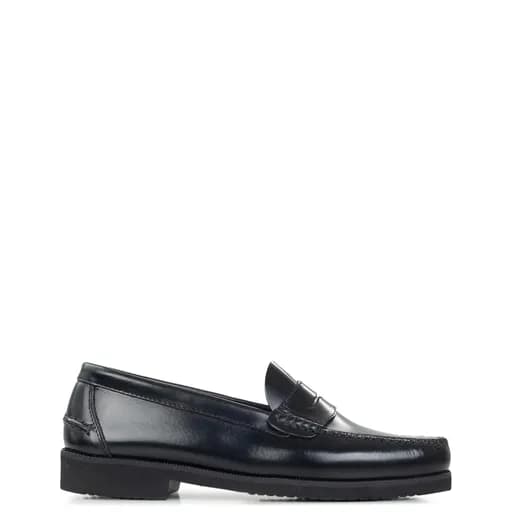 Μοκασίνια ανδρικά Sea And City Μαύρο C347701 City Rubber 100