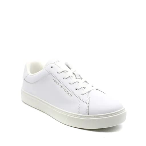 Γυναικεία Δερμάτινα Essential Sneakers Λευκά Tommy Hilfiger FW0FW08320-YBS