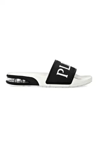 PLEIN SPORT ΠΑΝΤΟΦΛΑ PACS LOGO ΜΑΥΡΟ-ΛΕΥΚΟ