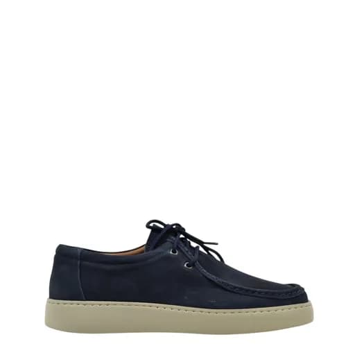Ανδρικά παπούτσια casual Antonio Shoes 04 μπλε δέρμα nubuck