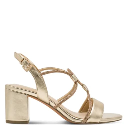 Γυναικεία Ανατομικά Πέδιλα Marco Tozzi 2-28388-46-940 Χρυσά