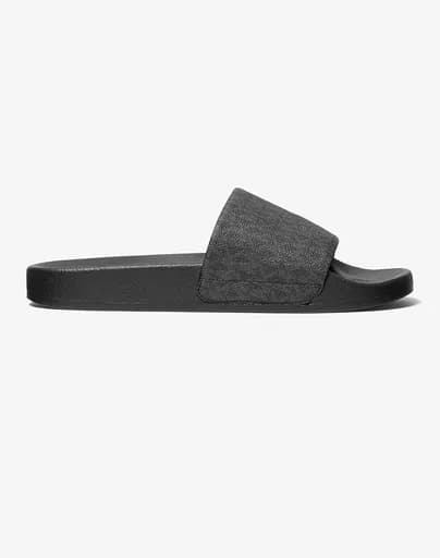 MICHAEL KORS 42R0JSFA3Q JAKE ΣΑΓΙΟΝΑΡΕΣ & SLIDES MICHAEL KORS MENS 42R0JSFA3Q-001 Black