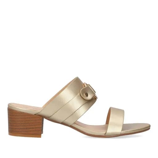 Andres Machado 6033-06 Mule Χρυσό 6cm