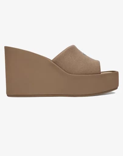 CALVIN KLEIN JEANS WEDGE 70 SNDL CANV MG HW0HW03134-PBO Camel