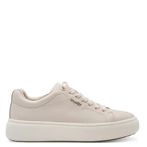 Γυναικεία Ανατομικά Δερμάτινα Sneakers Tamaris 1-23736-42 413 Ιβουάρ