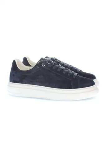 LA MARTINA ΠΑΠΟΥΤΣΙΑ SNEAKERS SUEDE ΜΠΛΕ