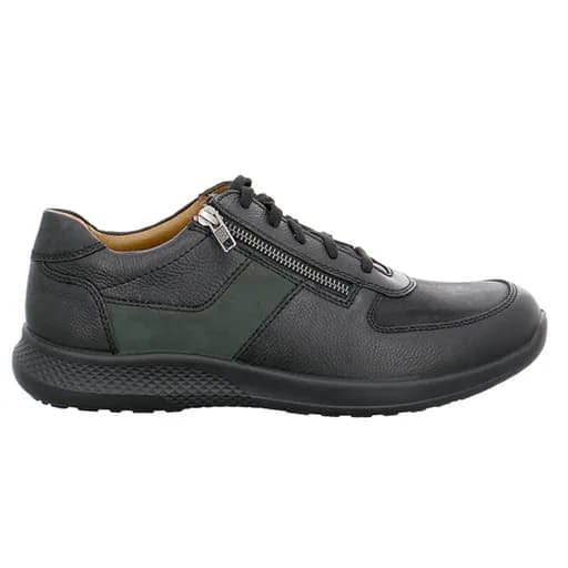 Jomos 3222083790042 Ανατομικό Δερμάτινο Comfort Casual Μαύρο