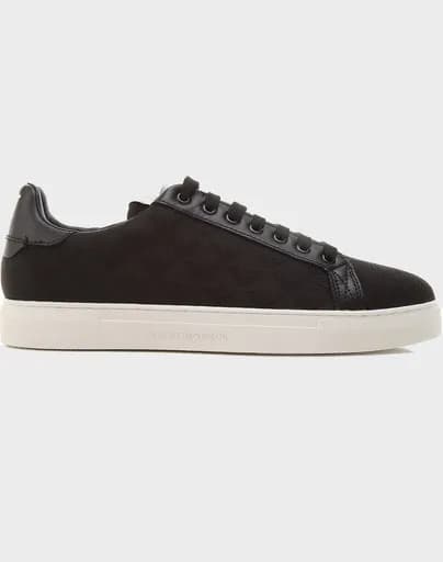 EMPORIO ARMANI ΠΑΠΟΥΤΣΙΑ SNK NYLON EAGLE JACQ X4X316XM741-K001 Black