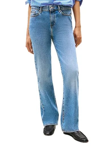 Γυναικείο Bootcut Τζιν Γαλάζιο Tommy Hilfiger WW0WW44346-1A7