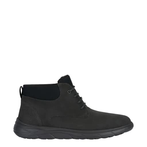 Ανδρικά μποτάκια GEOX U PORTELLO B - SUEDE+NBK SYN U36E1B 022EK C6372 γκρι δέρμα καστόρ