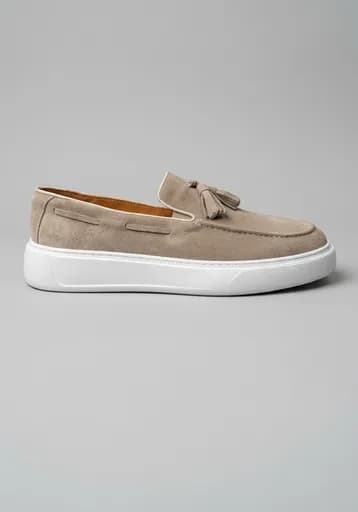 RIVIERA Shoes Suede Loafers - 2073Α Bez