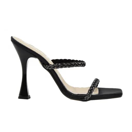 Γυναικεία mules Piedini 6519 μαύρο