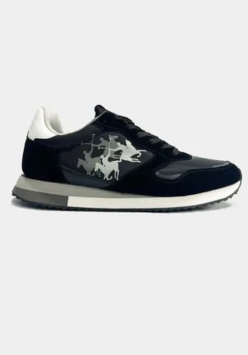 La Martina Trainers της σειράς Suede - LFM252.041.A70.A4 Black