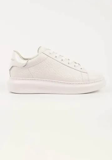 Karl Lagerfeld Δερμάτινα Sneakers της σειράς Kapri - KL52543A 01W White
