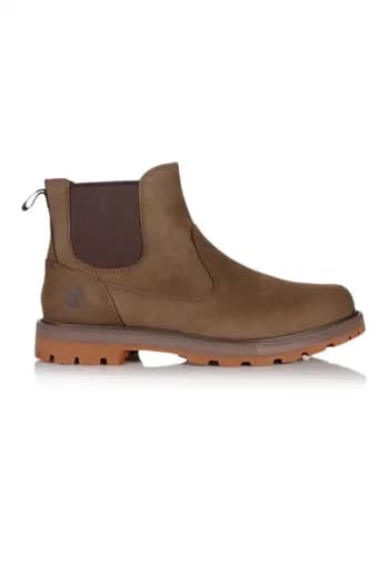 TIMBERLAND ΠΑΠΟΥΤΣΙ ΜΠΟΤΑΚΙ BRITON ROAD MID CHELSEA BOOT NUBUCK ΓΚΡΙ-ΚΑΦΕ
