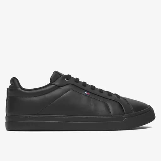 Ανδρικά Δερμάτινα Sneakers Tommy Hilfiger FM0FM05678-BDS Μαύρα