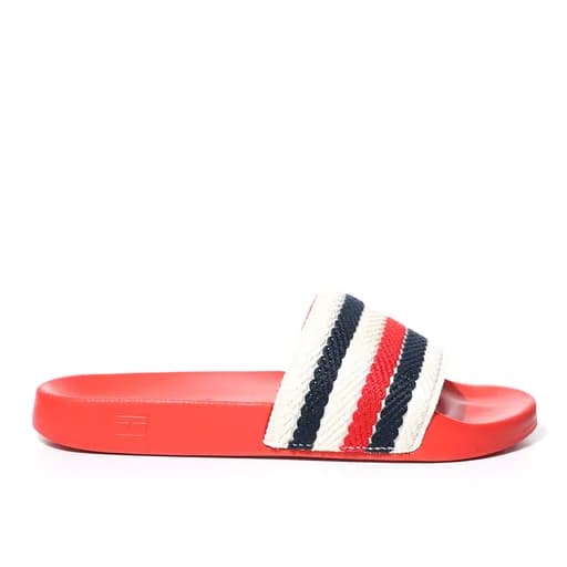 Γυναικείες Παντόφλες Tommy Hilfiger Pool Slide FW0FW07151 SNE Κόκκινες