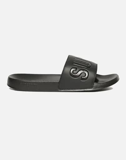 SUPERDRY D3 SDNA SUPERDRY POOL SLIDE ΠΑΠΟΥΤΣΙ ΑΝΔΡΙΚΟ MF310291A-02A TotalBlack