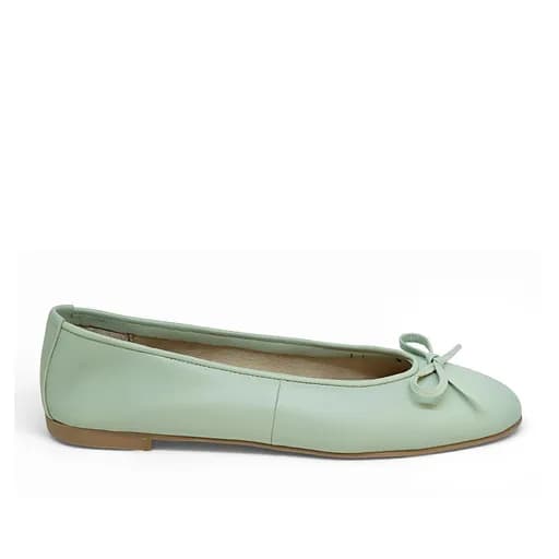 Bigshoes GA2137-19 Δερμάτινη Μπαλαρίνα Μέντα