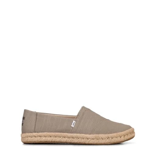 Εσπαντρίγιες γυναικείες Toms Λαδί 10020859 Slubby Woven Alpargata Rope 2.0 262