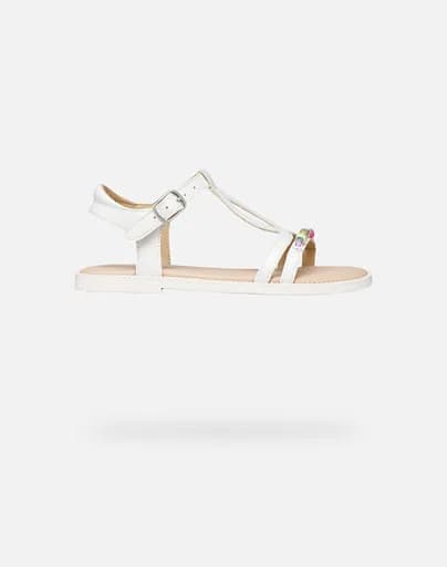 GEOX J SANDAL KARLY J6535H000BCC1000 28-35-C1000 White