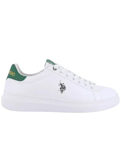 U.S. Polo Assn. CODY010B-WHI-GRE01 Ανδρικά Sneakers Λευκά