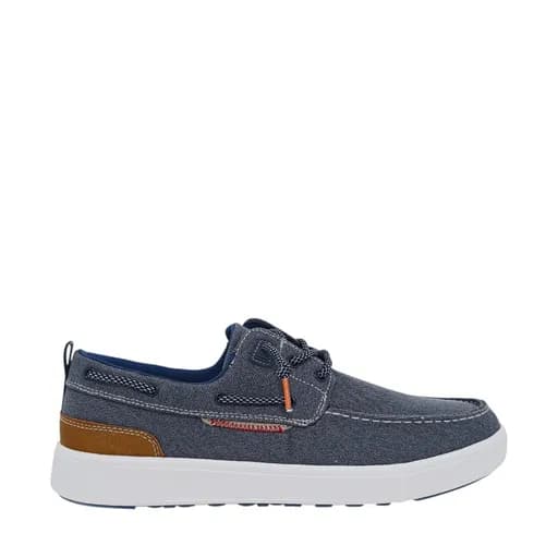 Ανδρικά παπούτσια Renato Garini 077-89S NAVY/TAN W589S07711C7 μπλε