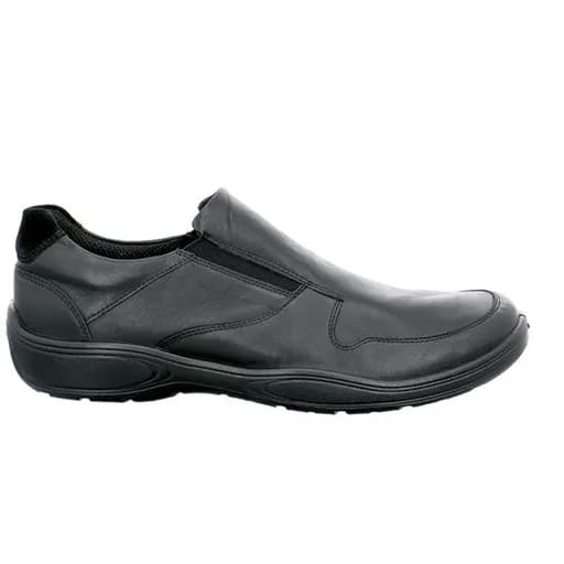 Jomos 418415106000 Ανατομικό Δερμάτινο Comfort Casual Μαύρο