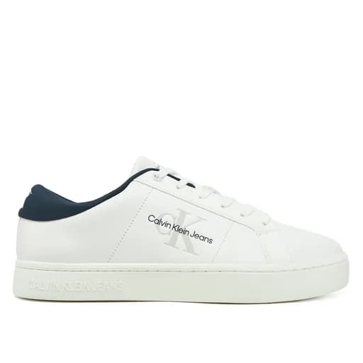 Ανδρικά Δερμάτινα Sneakers Calvin Klein YM0YM00864 YAF Λευκό Μπλε