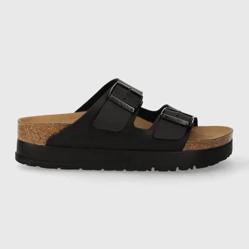Γυναικείες Ανατομικές Παντόφλες Birkenstock Arizona Pap Platform Flex 1027395 Μαύρες