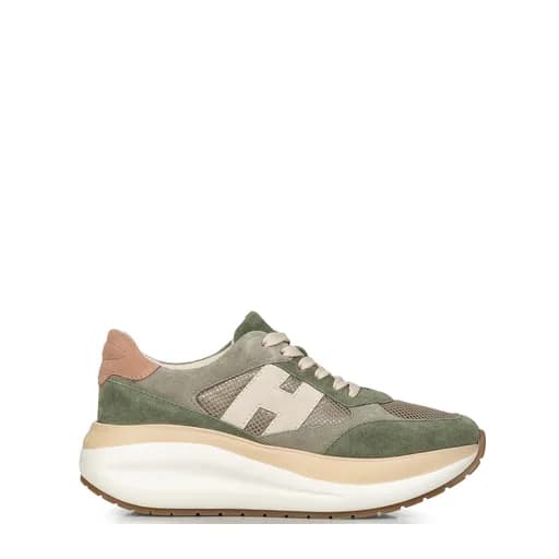 Sneakers γυναικεία Hogan Λαδί HXW7140GA40V0F0RW1 H714 Allacciato H 262
