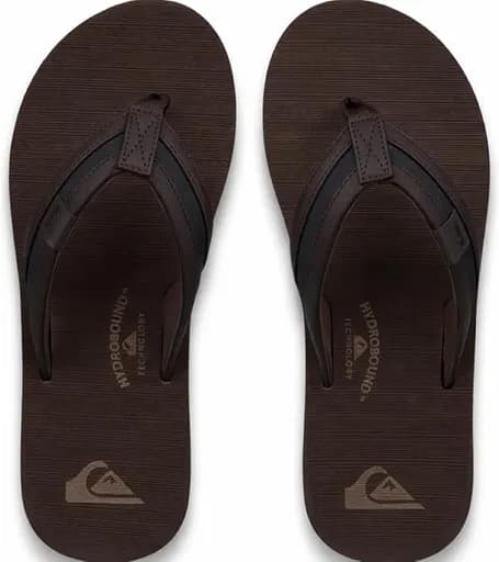 Quiksilver Carver Squish Ανδρικές Σαγιονάρες EQYL100063-CVJ1 Καφέ