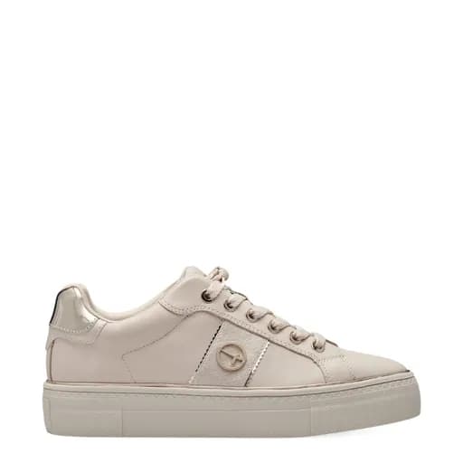 Γυναικεία Sneakers Tamaris 1-23724-42 418 μπεζ δέρμα