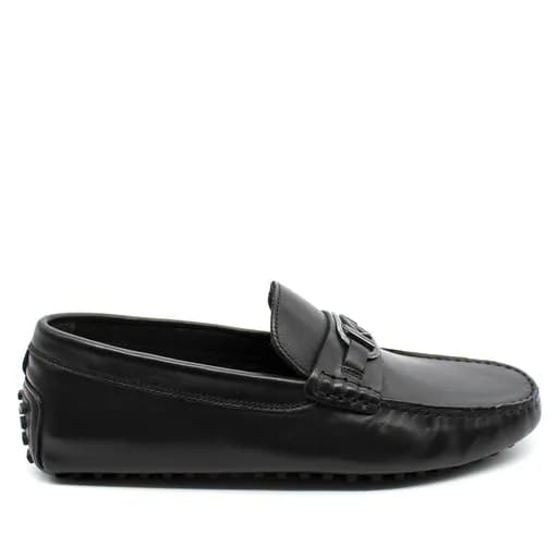 Ανδρικά Δερμάτινα Μοκασίνια Μαύρα Karl Lagerfeld KL22410-000 BLACK