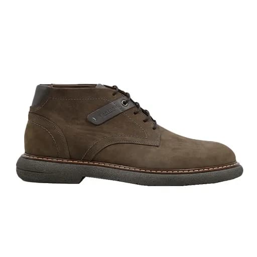 Ανδρικά μποτάκια Damiani 5001 γκρι δέρμα nubuck