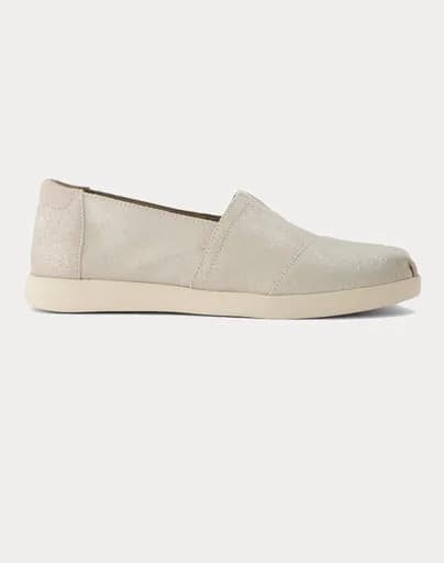 TOMS CHA METALLIC SUEDE WM ALPLUS ESP 10021548-SILVER LightGray