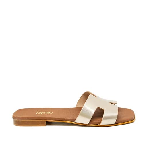 Bigshoes GA0121-06 Δερμάτινο Σανδάλι Χρυσό