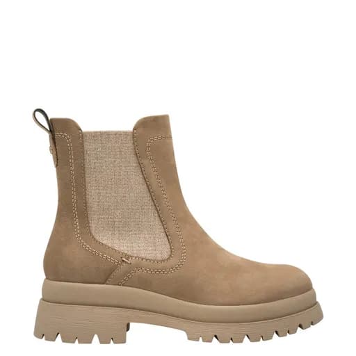 Γυναικεία μποτάκια Tamaris 1-25423-45 310 κάμελ δέρμα nubuck