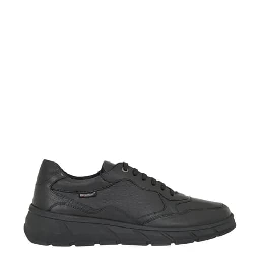 Ανδρικά sneakers Renato Garini 342-14X BLACK COW MILD V514X3423002 μαύρο δέρμα