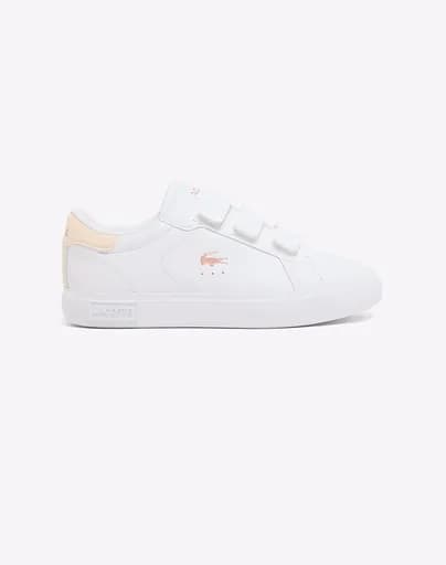 LACOSTE ΠΑΠΟΥΤΣΙΑ ΠΑΙΔΙΚΑ POWERCOURT 1265 37-51SUC00161Y9-0000 White