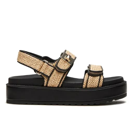 Γυναικεία Σανδάλια Flatforms Steve Madden Bigmona SM11003058-932 Beige