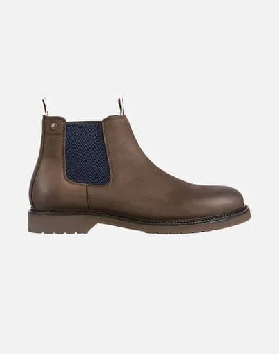 JACK&JONES ΠΑΠΟΥΤΣΙΑ JFWLEYTON LEATHER 12140924-Brown Stone Brown